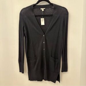 GAP Linen blend cardigan petite XS NEW WITH TAGS